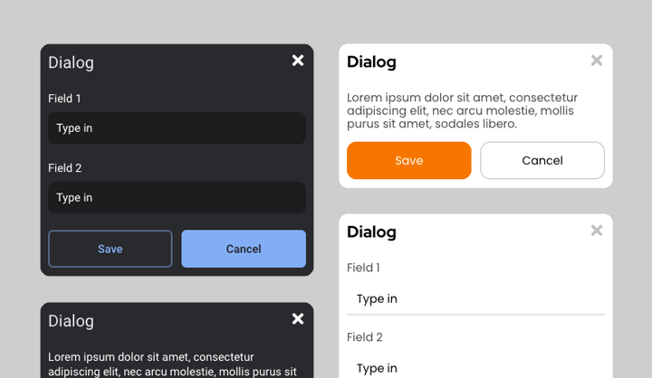 dialog ui components
