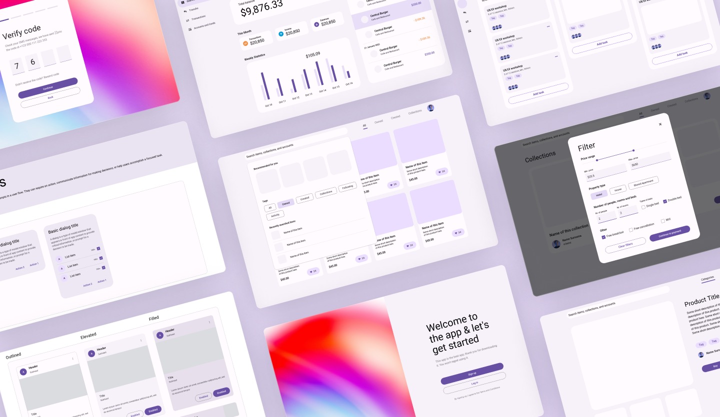 google mui design template