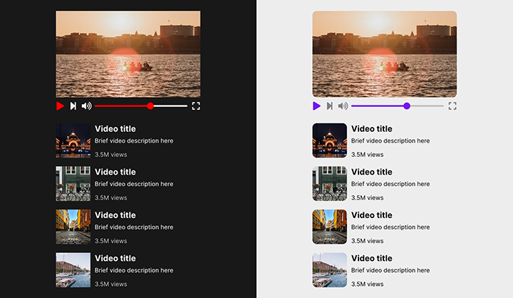 multimedia ui components