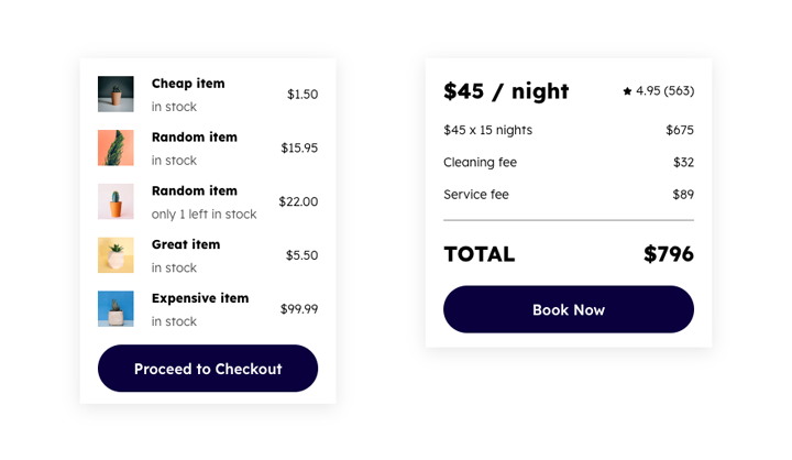 shop ui components