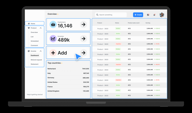 Video of how a user can use Uizard to go from a rough wireframe to a design mockup and a polished design