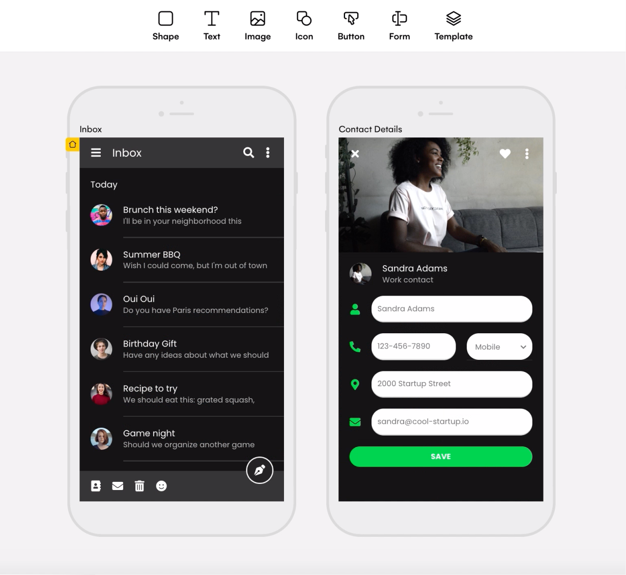 Video of Image demonstrating that you can upload a screenshot and Uizard will apply the screenshot style to your project automatically.